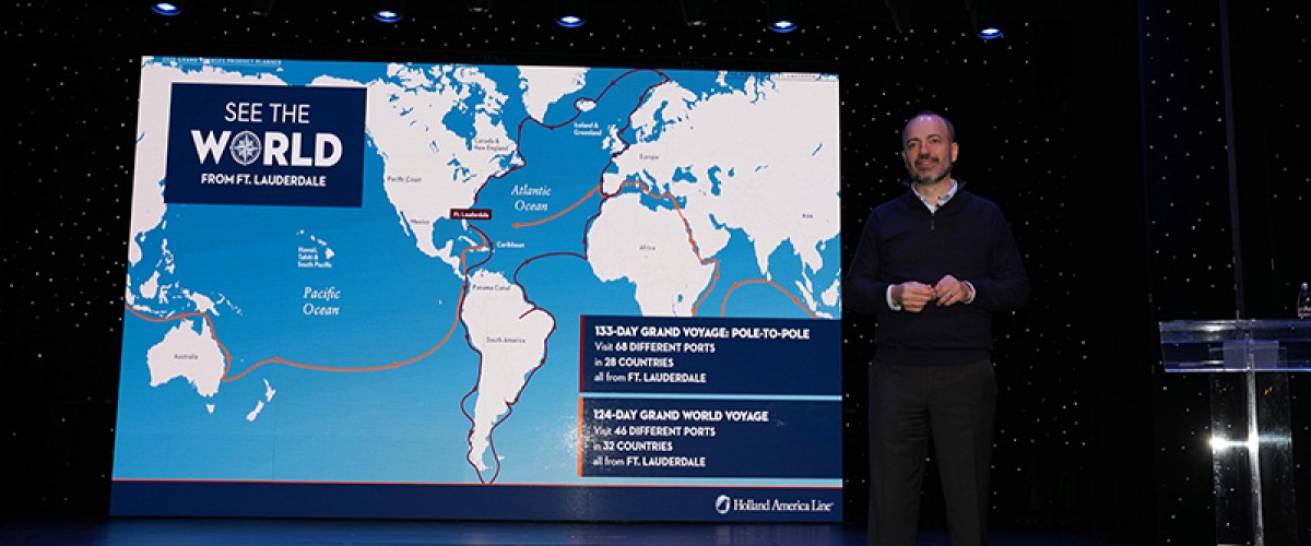 Holland America Line annonce le premier grand voyage « pôle à pôle » depuis les États-Unis