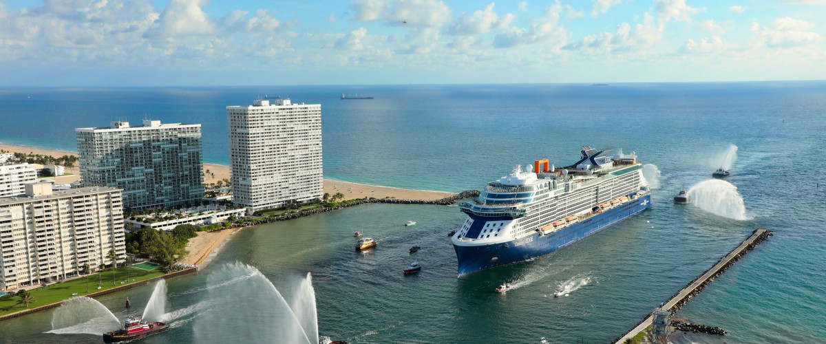 Le Celebrity Edge à Port Everglades